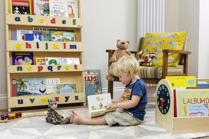 Actual product image Tidy Books Children's bookshelf with small letters nature
