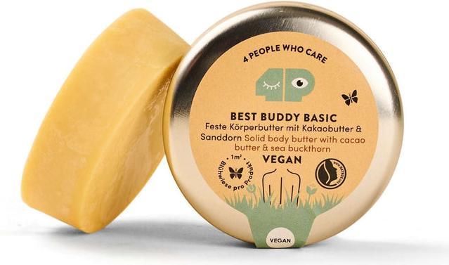 Actual product image 4peoplewhocare 4PC Best Buddy Tin Basic (Body cream)