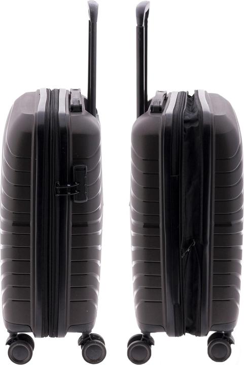 Produktbild Wüsthof 3400 4 Rollen Kabinentrolley 55 cm mit Dehnfalte (36 l, Handgepäck (bis 50l))