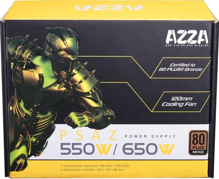 Actual product image Azza Power supply unit PSAZ (550 W)