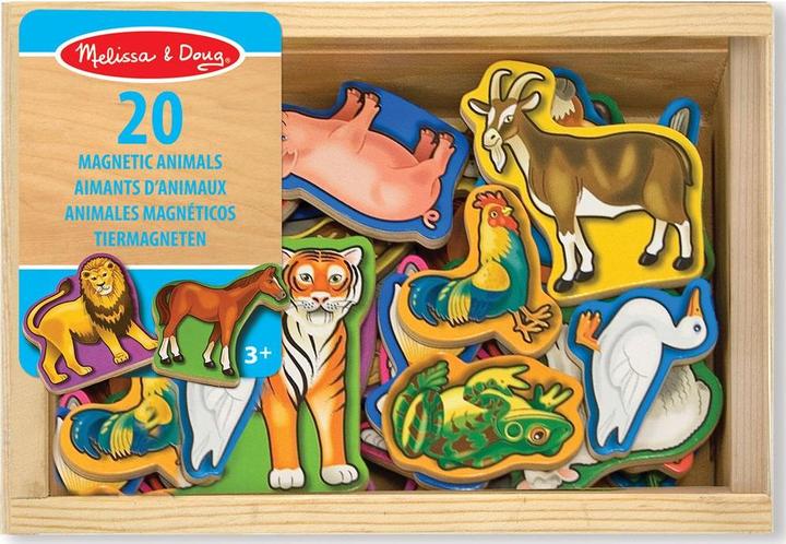 Immagine prodotto Melissa & Doug 20 magneti in legno per animali (20 x)
