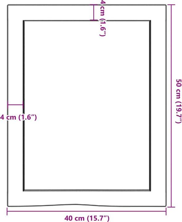 Actual product image VidaXL Emerald (40 x 6 x 50 cm)