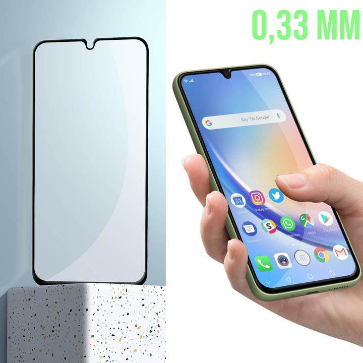 Image du produit Avizar Film de protection d'écran en verre de dureté 9H (1 pièce(s), Samsung Galaxy A34 5G)