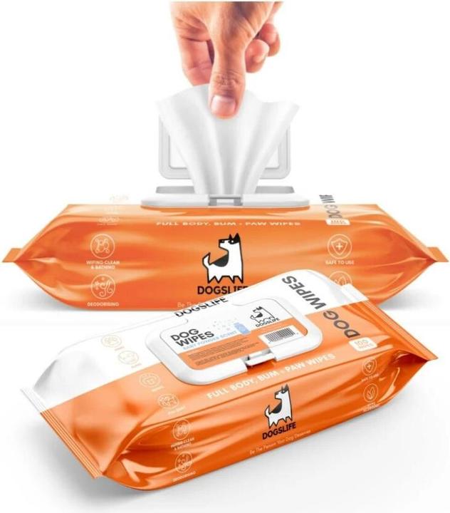 Immagine prodotto DogsLife Salviette profumate per la toelettatura 100 pezzi (Cane, 2112 ml)