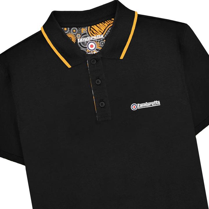 Immagine prodotto Lambretta Maglietta Polo Foderato in Paisley Uomo (5XL)