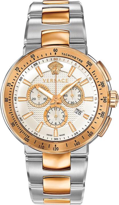 Immagine prodotto Versace VFG130015 Orologio cronografo Mystique da uomo 44mm 5ATM (Cronografo, 44 mm)