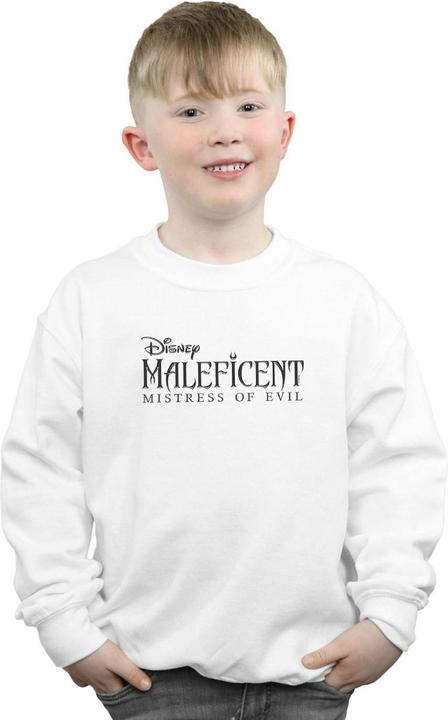 Actual product image Disney Boys Maleficent Mistress Of Evil Logo Sweatshirt (140, 146)