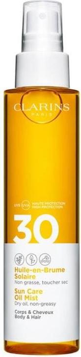 Image du produit Clarins Sun - Huile-en-Brume Solaire Corps & Cheveux SPF30 (Crème solaire visage, SPF 30, 150 ml, 190 g)