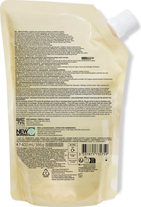 Actual product image La Roche Posay Lipikar (400 ml)