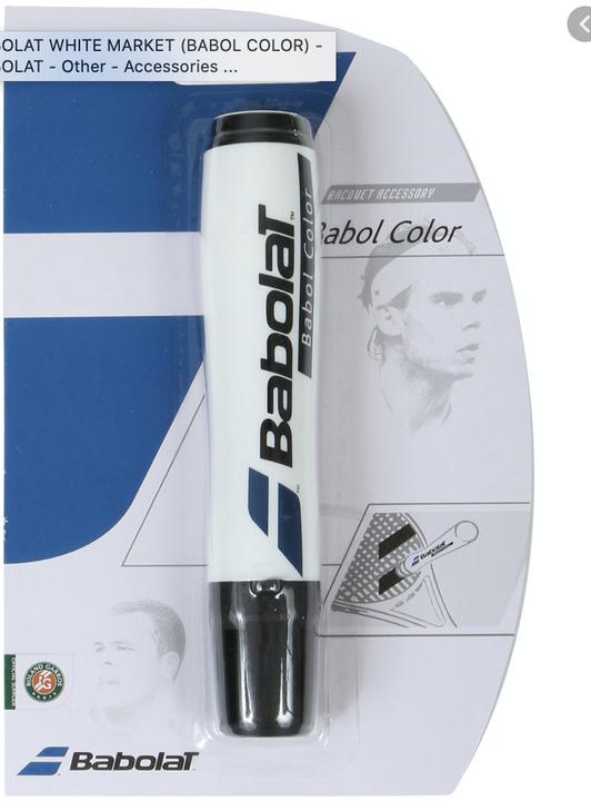 Actual product image Babolat Colour logo pen