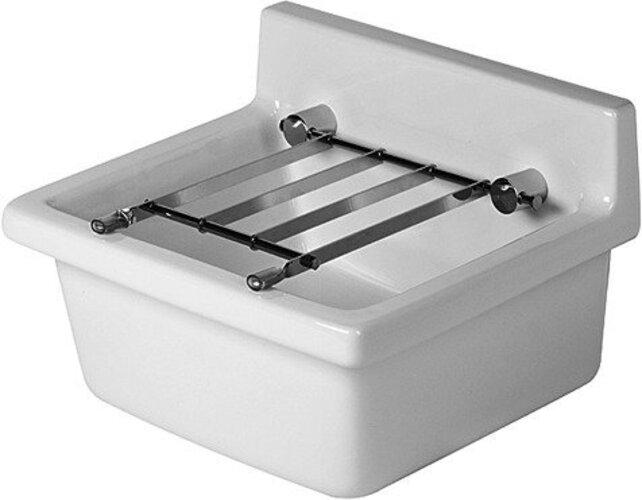Produktbild Duravit Ausgussbecken STARCK 3 o ÜL HLB 480x425mm ohne Hahnloch weiss WG (425 mm, 480 mm)