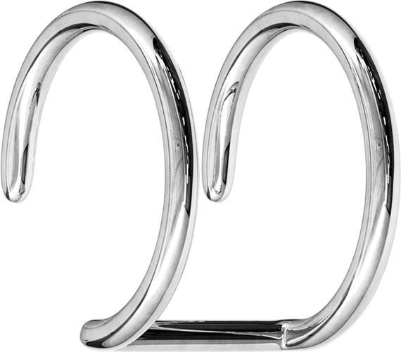 Produktbild Acha Direct Fake Ear Cuff silber mit 2 Ringen (Chirurgenstahl 316L)