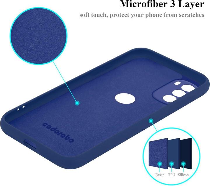Actual product image Cadorabo Bumper Case for Motorola MOTO G31 / G41 TPU Liquid Silicone Cover for Motorola MOTO G31 / G41 (Motorola Moto G31, Motorola Moto G41)