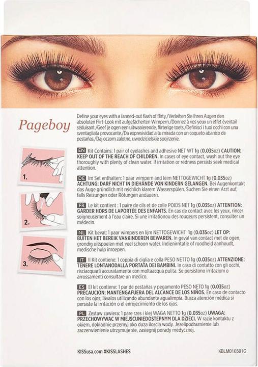 Produktbild KISS Blowout Lash Multipack Pageboy (Künstliche Wimpern)