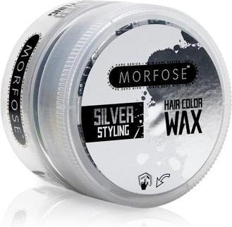 Actual product image Morfose Color Hair Wax Silver 100ml (Hair wax, 100 ml)