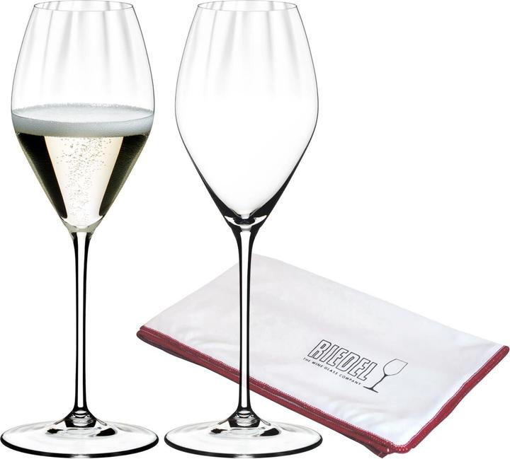 Actual product image Riedel Performance champagne glasses including polishing cloth (37.50 cl, 2 Glasses, Champagne glasses)