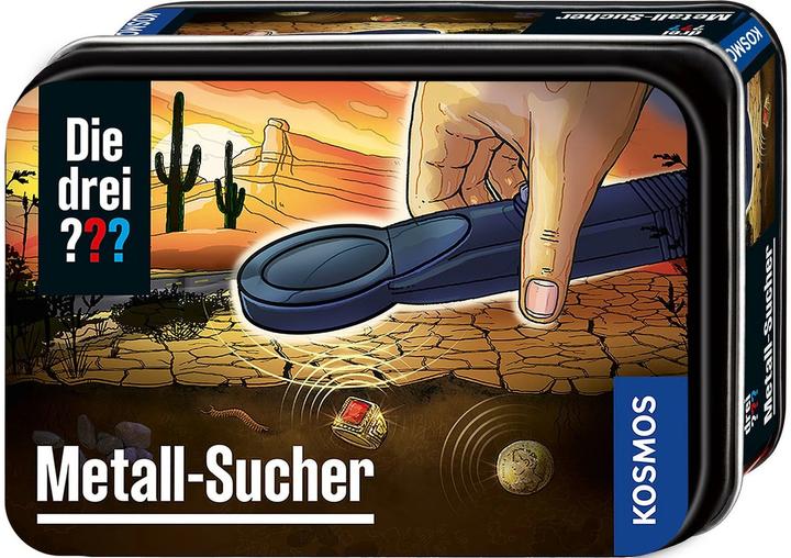 Actual product image Kosmos Detective Game The Three??? Metal Seekers
