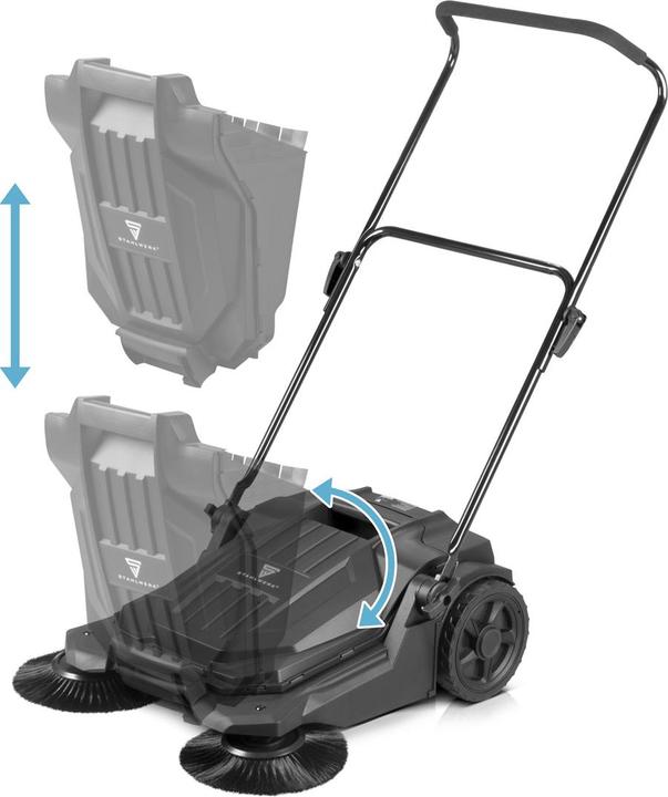Image du produit Stahlwerk Balayeuse SL-20 ST avec largeur de balayage de 650 mm et capacité de 20 l