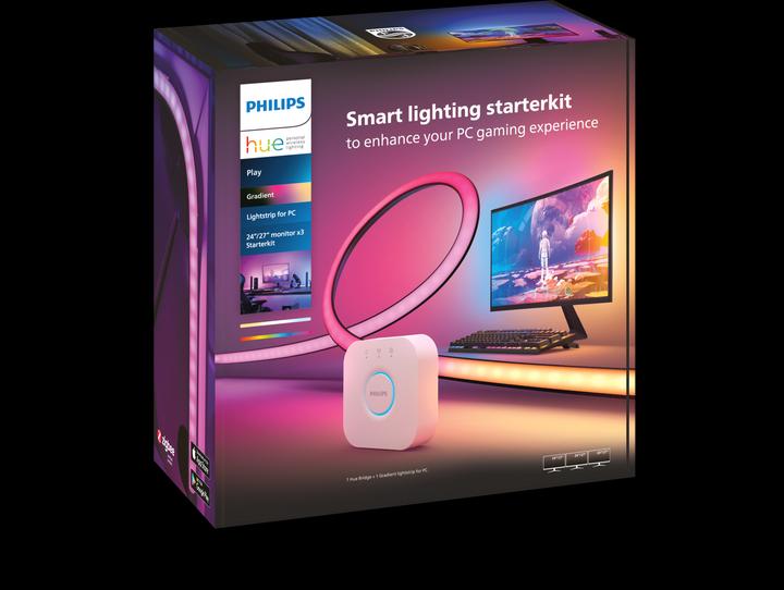 Produktbild Philips Hue Play Gradient inkl. Bridge (Mehrfarbig, 187.50 cm, Indoor)