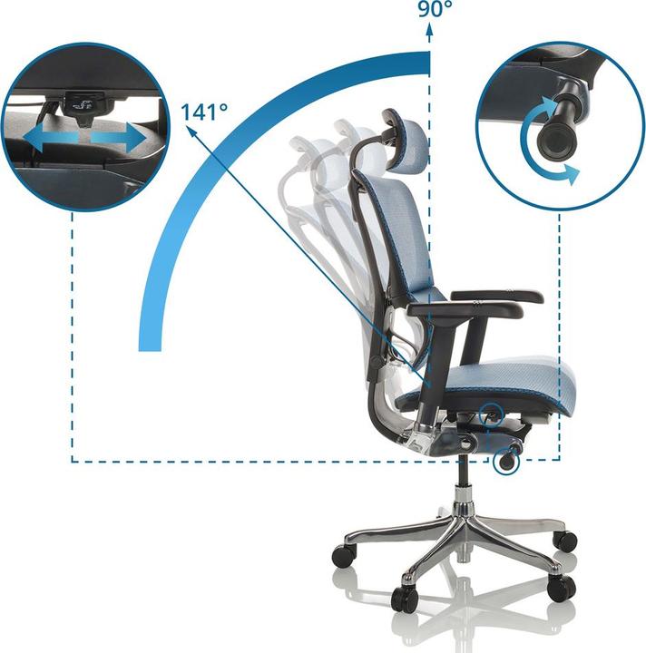 Actual product image Hjh Office Ergohuman Slim Gen2