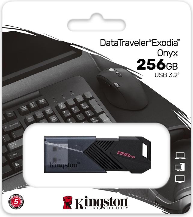 Immagine prodotto Kingston DataTraveler Exodia Onyx (256 GB, USB-A)
