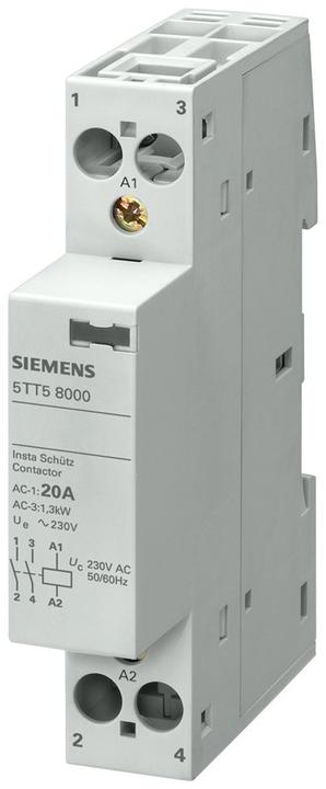Image du produit Siemens Contacteur INSTA avec 2 contacts à fermeture