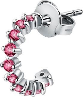 Produktbild La Petite Story - Steel single earring with fuchsia crystals LPS02AQM100