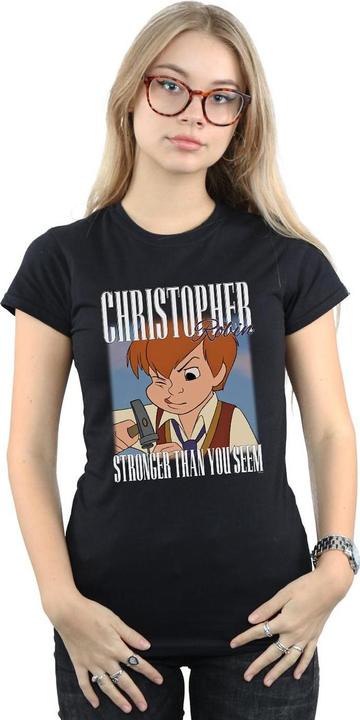 Immagine prodotto Disney Winnie The Pooh Christopher Robin Montage Maglietta Donna (XL)