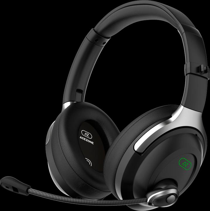 Produktbild AceZone A-Spire kabelloses Gaming-Headset schwarz (Kabellos, Kabelgebunden)