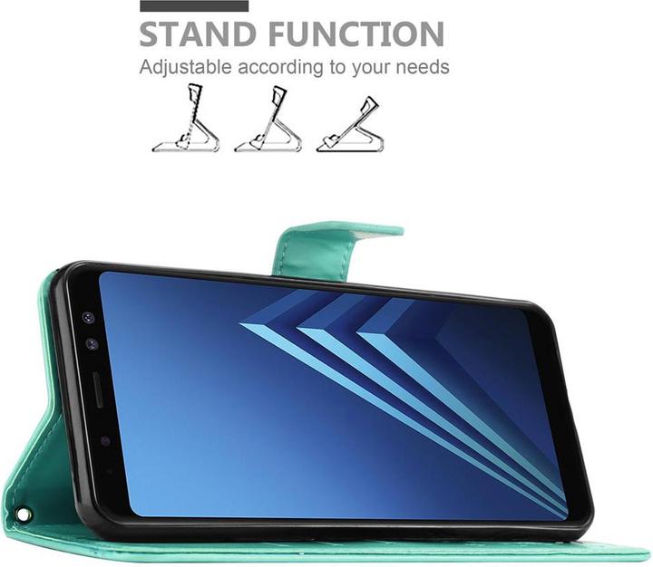 Productafbeelding Cadorabo Bloemen Boekomslag (Samsung Galaxy A8 (2018))