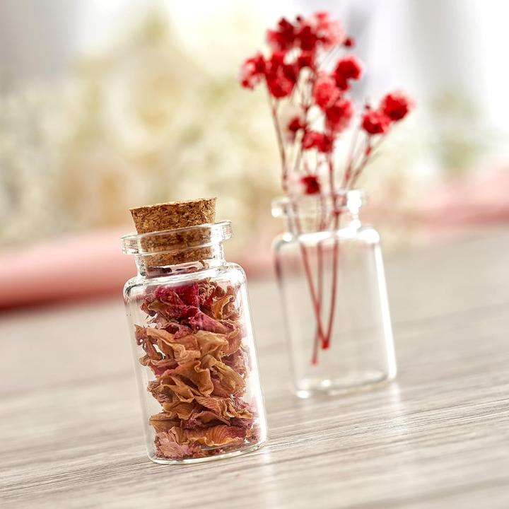 Actual product image The twiddlers Glasflasche mit Korkstopper mini 60 Stück