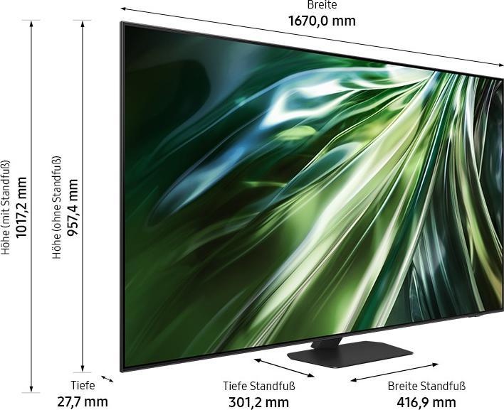 Actual product image Samsung GQ75QN90DAT (75", QN90D, NeoQLED, 4K, 2024)