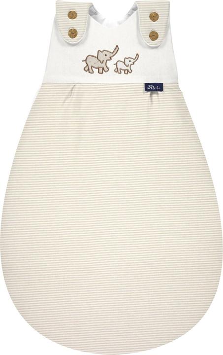 Alvi Baby-Ganzjahresschlafsack Mäxchen Olifant Gr. 56/62 (62 cm)