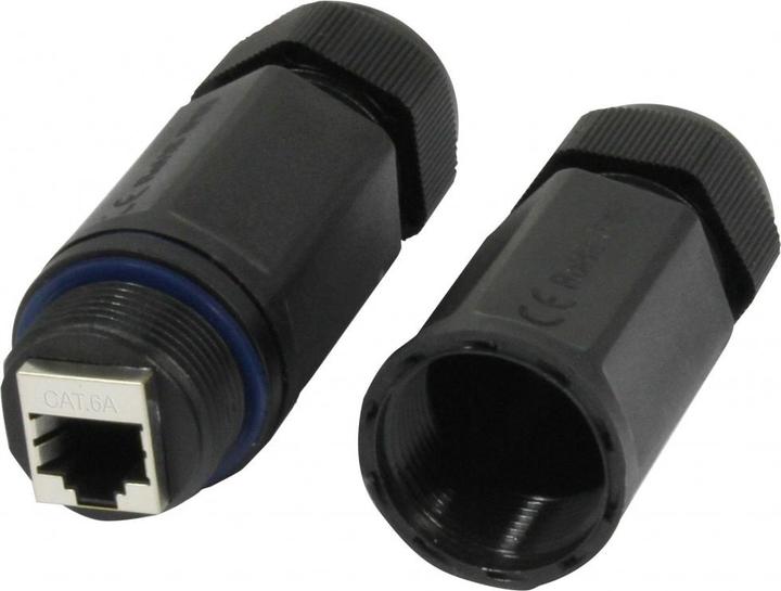 Immagine prodotto Synergy 21 Accoppiamento TP-TP, RJ45 CAT6A, IP68 per esterni, fino a 3-8 mm - utilizza le spine RJ45 (Accoppiamento di rete)
