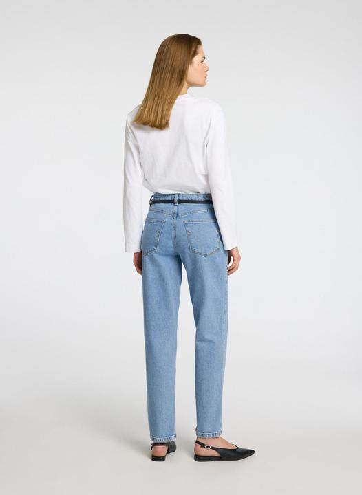 Actual product image Selected Femme Hellblaue Straight Fit Jeans (32)