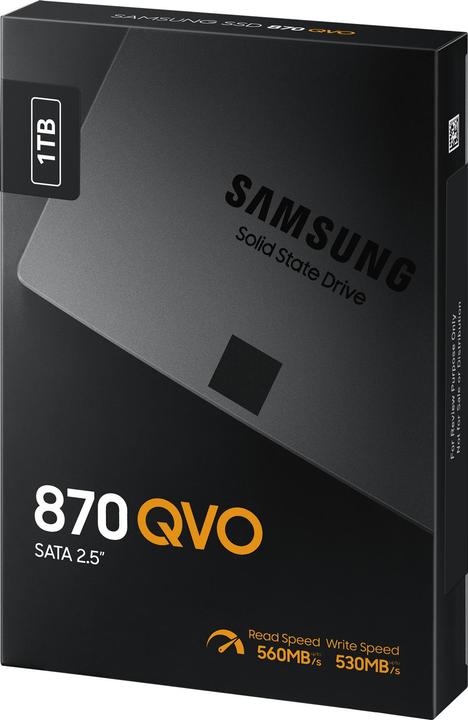 Image du produit Samsung 870 QVO (1000 Go, 2.5")