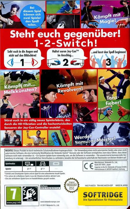 Produktbild Nintendo 1, 2, Switch (Switch, Switch Lite, Switch OLED, EN, DE, IT, FR)