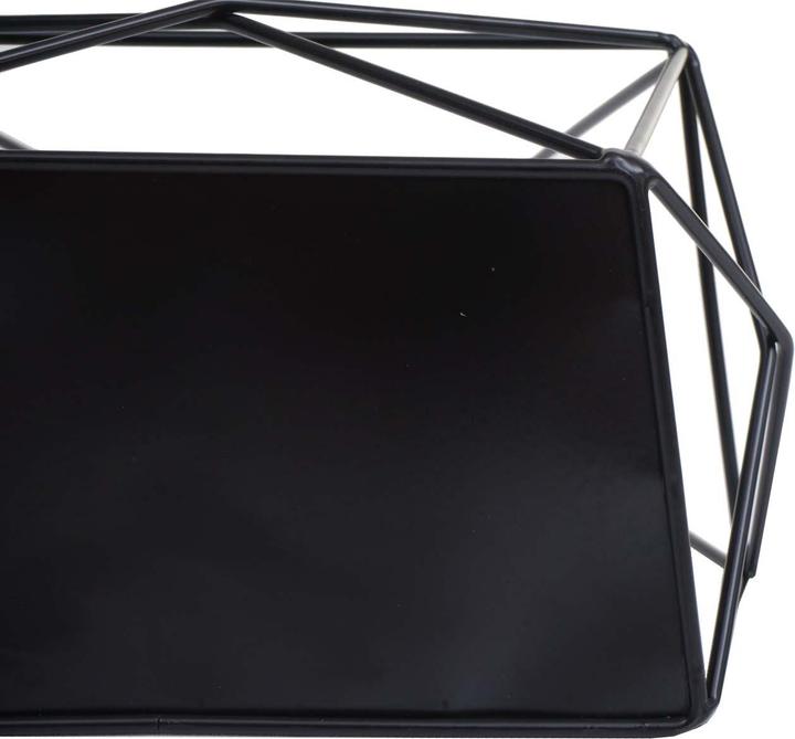 Image du produit Mendler Étagère murale HWC-K79, métal 44x23x11cm - noir