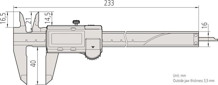Actual product image Mitutoyo Calipers (15 cm)