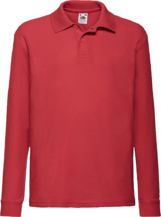 Actual product image Fruit of the Loom Polo shirt long sleeve (9, 10, 11)
