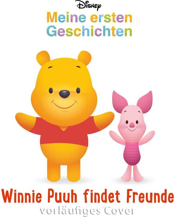Actual product image Disney cardboard book: Winnie the Pooh finds friends (German)