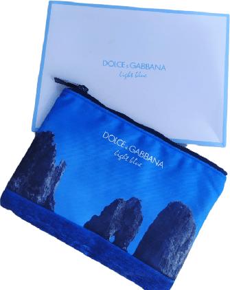 Produktbild Dolce & Gabbana Hellblauer Kulturbeutel Gwp Textile Pouch (Hellblau)