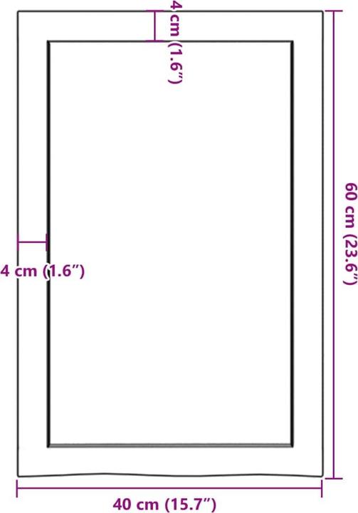 Actual product image VidaXL Emerald (40 x 6 x 60 cm)