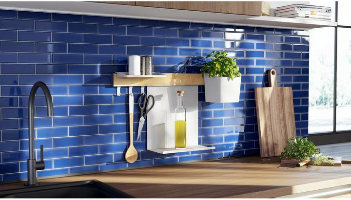 Produktbild tesa Küchenorganizer Kombi-Set S zum Kleben, Montage ohne Bohren