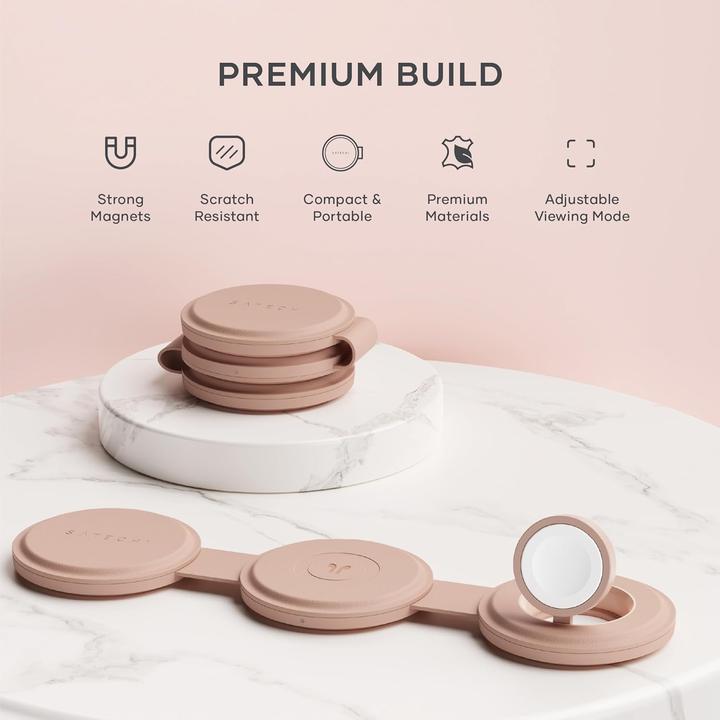 Immagine prodotto Satechi Caricabatterie wireless OntheGo 3-in-1 con Qi2 (15 W)