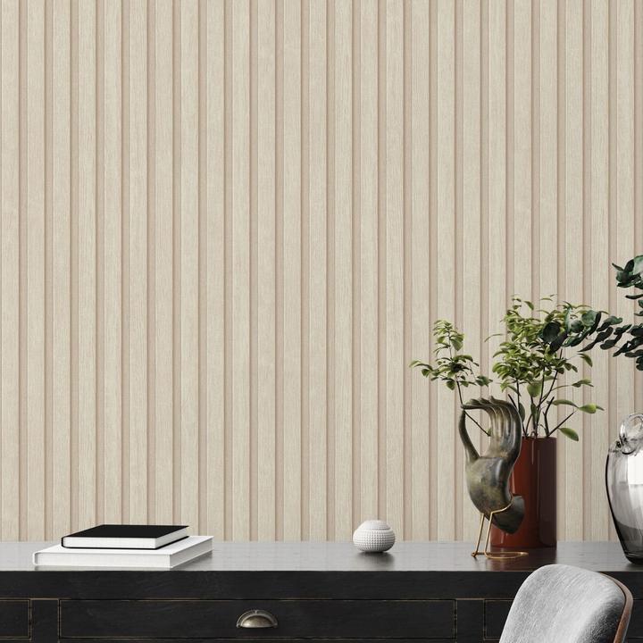 Actual product image AS Creation Wood Slats Wallpaper (53 x 1000 cm)