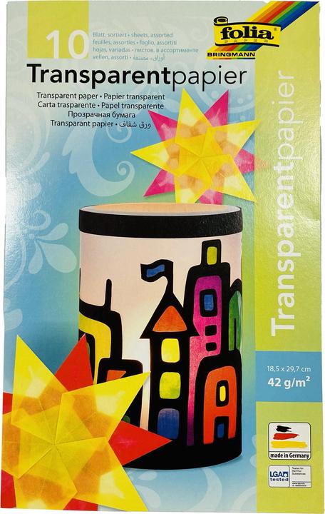 Actual product image Folia Transparent paper (42 g/m², 10 x)