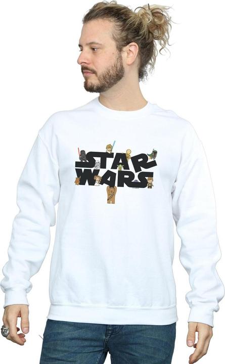 Immagine prodotto Star Wars Kiddie Logo Felpa Uomo (XL)