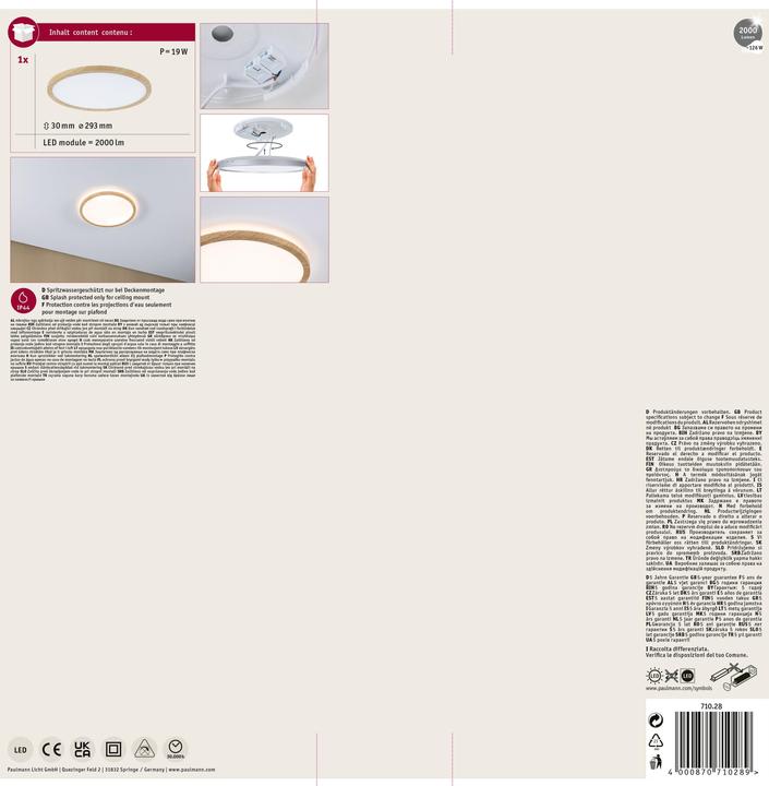 Actual product image Paulmann Atria Shine Backlight (2000 lm)