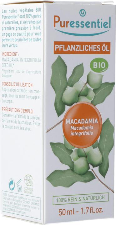 Actual product image Puressentiel Vegetable oil Macademia Bio oil (Body oil, 50 ml)